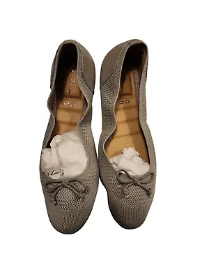 Me Too Size 11 Womens Ballet Flats Gray Felica Comfort Shoes NWOB • $27.99