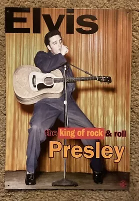 Elvis Presley The King Of Rock & Roll Metal 16 1/2 X 12 Memorabilia Official Epe • $14.95