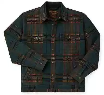 Filson Beartooth Camp Jacket 20172828 Fir Copper Dark Green Black Cotton Coat CC • $199.99