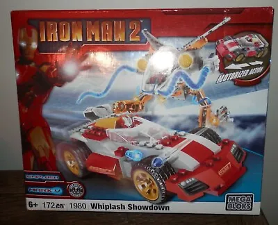 Iron Man 2 Mark V Whiplash Showdown Mega Bloks Car  • $14.99