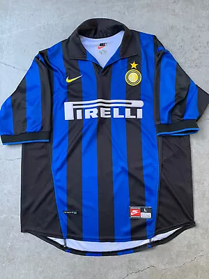 £12.50 • Buy Inter Milan 1998 1999 Home Shirt