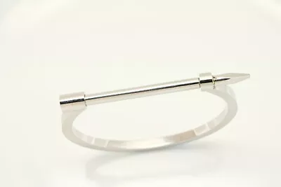 Beautiful Vintage 14k White Gold Finish Bangle Bracelet Special Gift To Her BA2 • $23.99