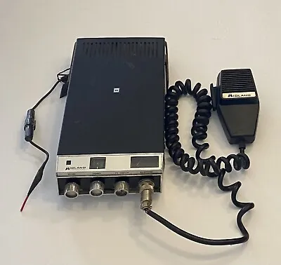 Vintage Midland 13-862B CB Convoy Buddy Radio Transceiver W/ Microphone • $14.99