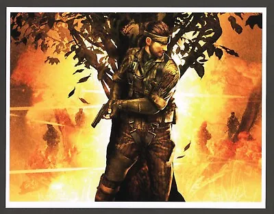 Metal Gear Solid 3 Snake Eater Playstation 2 PS2 Wall Art Print Poster - Glossy • $14.95