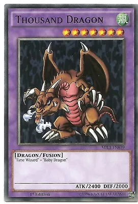 Thousand Dragon MIL1-EN039 Rare Yu-Gi-Oh Card 1st Edition New • £1.90