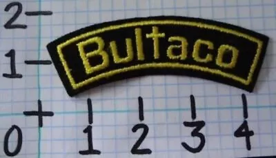 Vintage NOS Bultaco Motorcycle Patch 002 • $9.99