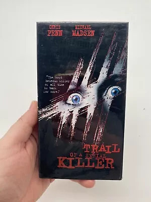 Trail Of A Serial Killer VHS Video Tape Michael Madsen Blockbuster Rental RARE! • $12