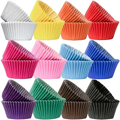 Quality Paper Cupcake & Muffin Cases - 25 50 150 500 Baking Cups - 12 Colours • £2.35