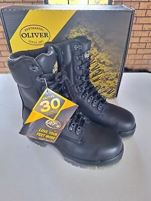 Oliver Work Boots AT 45665 Lace-Up High Cut Safety Boot Size 7 New In Box  • $110