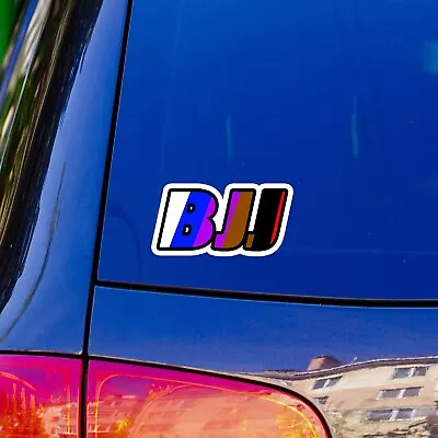 BJJ Sticker Decal Brazilian Jiu Jitsu Car Truck Window Gi MMA Belt Stickers • $26.99