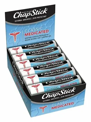 ChapStick Classic Medicated 0.15 Oz 12-Stick Refill Pack New Formula • $32.99