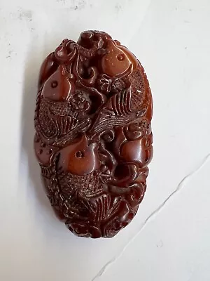 Chinese Antique Jade Carving.  Qing 3 Inches • $99