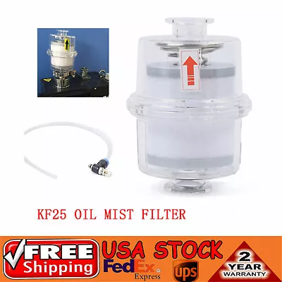 Kf-25 Vacuum Pump Exhaust Oil Mist Filter Eliminator Replacement Kit • $44.65