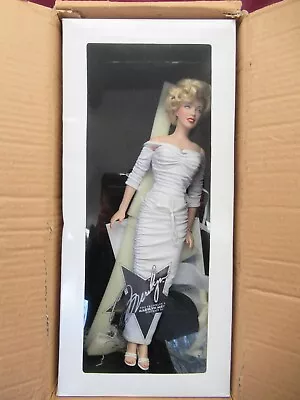 FRANKLIN MINT - Marilyn Monroe Portrait Doll COVER QUEEN B11E819 16  Doll In Box • $125