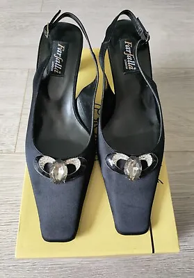 Brand New Size 5 Farfalla Shoes Small Heel Wedding Shoes Smart Shoes • £16.25