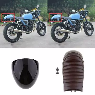 Retro Saddle Hump Seat Cushion + Rear Seat Cowl Cover For Cafe Racer • $156.67