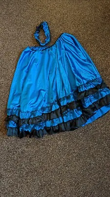 Fancy Dress Satin Effect Ruffle Flared Sexy Skirt - Cosplay - Saloon Girl • £3