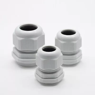 50x M12 X 1.5mm White Waterproof Connector Gland Dia. 3~7mm Cable • $17.10