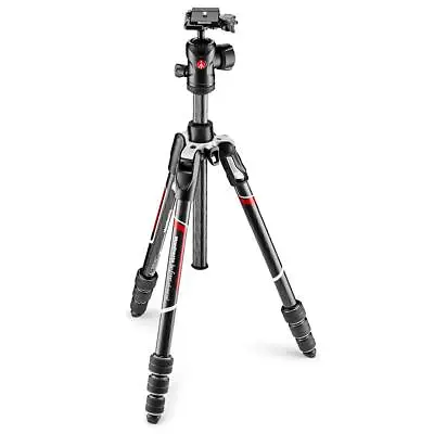 Manfrotto Befree Advanced 4-Section CF Travel Tripod W/494 Ball Head Black • $389.95