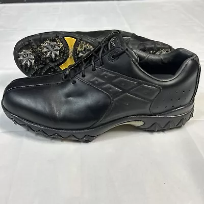 Footjoy Contour Series Black Leather Soft Spikes Golf Shoe 54142 Mens Size 10.5 • $24.65