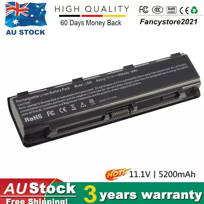 6 Cell Battery For TOSHIBA Satellite PA5024U-1BRS PABAS260 C850 L800 L850 M800 • $31.99