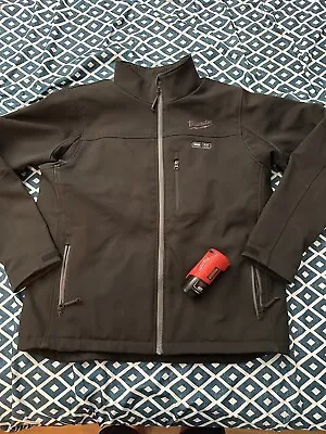 Milwaukee M12 ToughShell Men's Heated Jacket L- Black (204B-212X) • $100