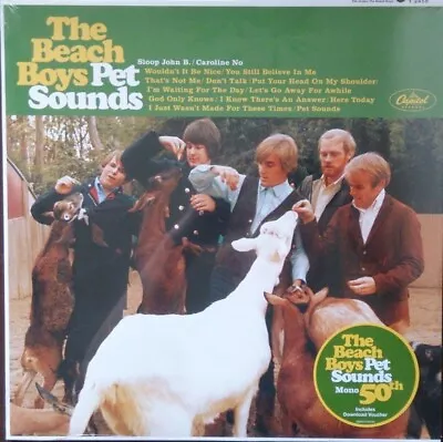 Beach Boys Pet Sounds 50th Anni 180gm MONO Vinyl LP + D/load NEW/SEALED • $62.98