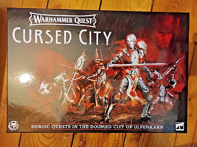 Warhammer Quest Cursed City Board Game Games Workshop No Miniatures • £13.95