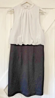 $18.99 • Buy Forever New Size 14 Dress Black White Excellent Condition Womens Ladies Work