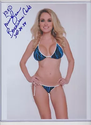 Michelle Baena Autographed 8x10 Photo Auto Playboy Benchwarmer Model COA • $24.95