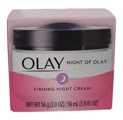 New Olay Night Of Olay Firming Night Cream Face Moisturizer 1.9 OZ • $23.35