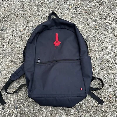Makers Mark Bourbon Backpack 2 Zipper Black Great Condition • $19.99