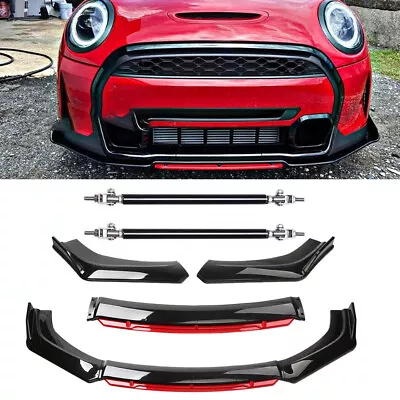 Front Bumper Lip Splitter Spoiler Strut Rod Body Kit For Mini Cooper Countryman • $79.99