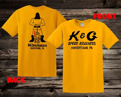 Hot Rod Tee T Shirt Drag Race KG Speed Associates PA Speed Shop K&G Front & Back • $29.99