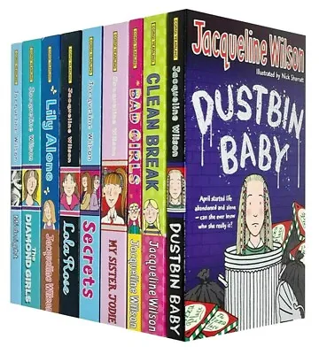 Jacqueline Wilson 9 Books Collection Set Bad Girls Clean Break Dustbin Baby • £21.99