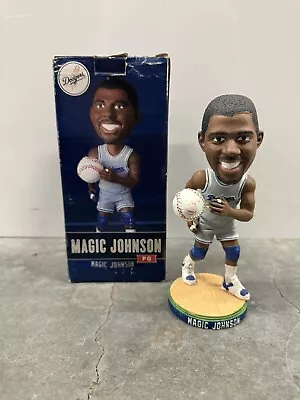 2014 Mlb Los Angeles Dodgers Magic Johnson Bobblehead Sga Lakers • $24.99