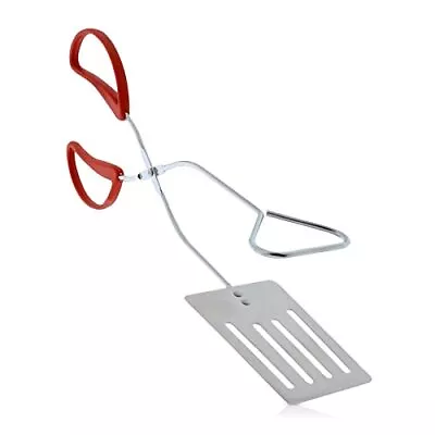 Long BBQ Tongs For Grill Spatula Tongs Combo - Spatula Tongs 2 In 1 Flat Spat... • $10.42