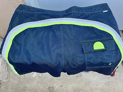 SUNDEK Men's Mesh Navy Blue/Neon  Swim Trunks Bathing Suit Size 36 • $15.99