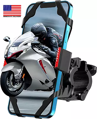 Motorcycle Phone Mount Bike Phone Mount Holder Universal Cell Phone Bicycle &  • $8.28