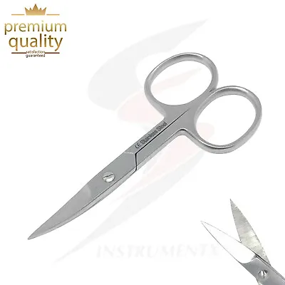 Finger Toe Cuticle Nail Scissors Curved Arrow Edge Sharp Steel Manicure Pedicure • £2.75