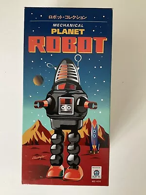 Vintage Robot Metal Wind Up MECHANICAL PLANET ROBOT  HA HA TOY SCHYLLING • $65