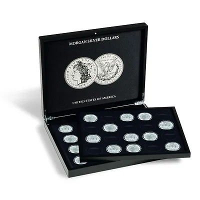 Morgan Silver Dollar Collection  Presentation Box Gift Case + Extra Coin Tray • $71.50