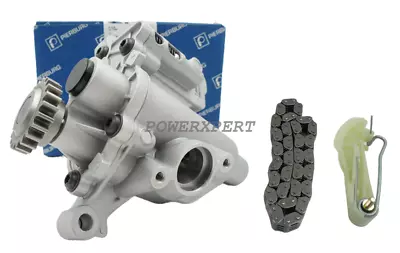 06H115105BF For Audi A4 Q5 VW GTi CC 2.0T OEM Pierburg Oil Pump Tensioner&Chain • $178.50