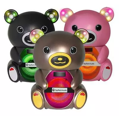 Teddy Bear 1000 Watts Portable Bluetooth Multimedia Speaker With LED Light • $89.99