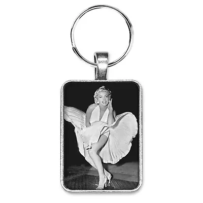 Marilyn Monroe Poster Repro Key Ring Or Necklace Classic Black And  White Image • $12.95