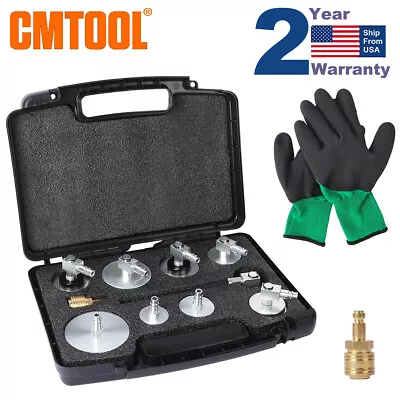 Aluminum Brake Master Cylinder Bleeder Adapter Set Brake Fluid Bleeding Kit US • $89.99