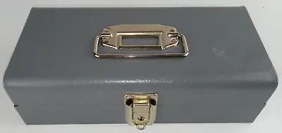 Vintage Buddy Products 10  X 5  X 3  Metal Locking Cash Box W/Coin Tray & 2 Keys • $15
