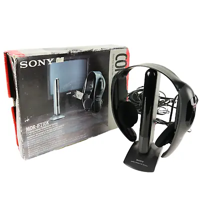 $73.19 • Buy Sony MDR-IF210K Wireless Stereo Headphones System - Infrared Wireless + BOX