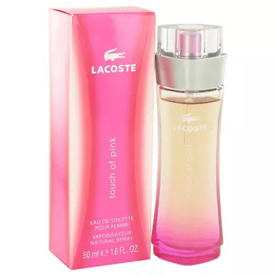 Touch Of Pink By Lacoste 1.6 Oz 50 Ml EDT Spray Perfume For Women New In Box • £40.45