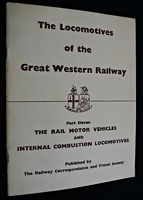 £9.99 • Buy Locomotives Of The GWR Part Eleven:Rail Motor Vehicles+Intrenal Combustion Locos